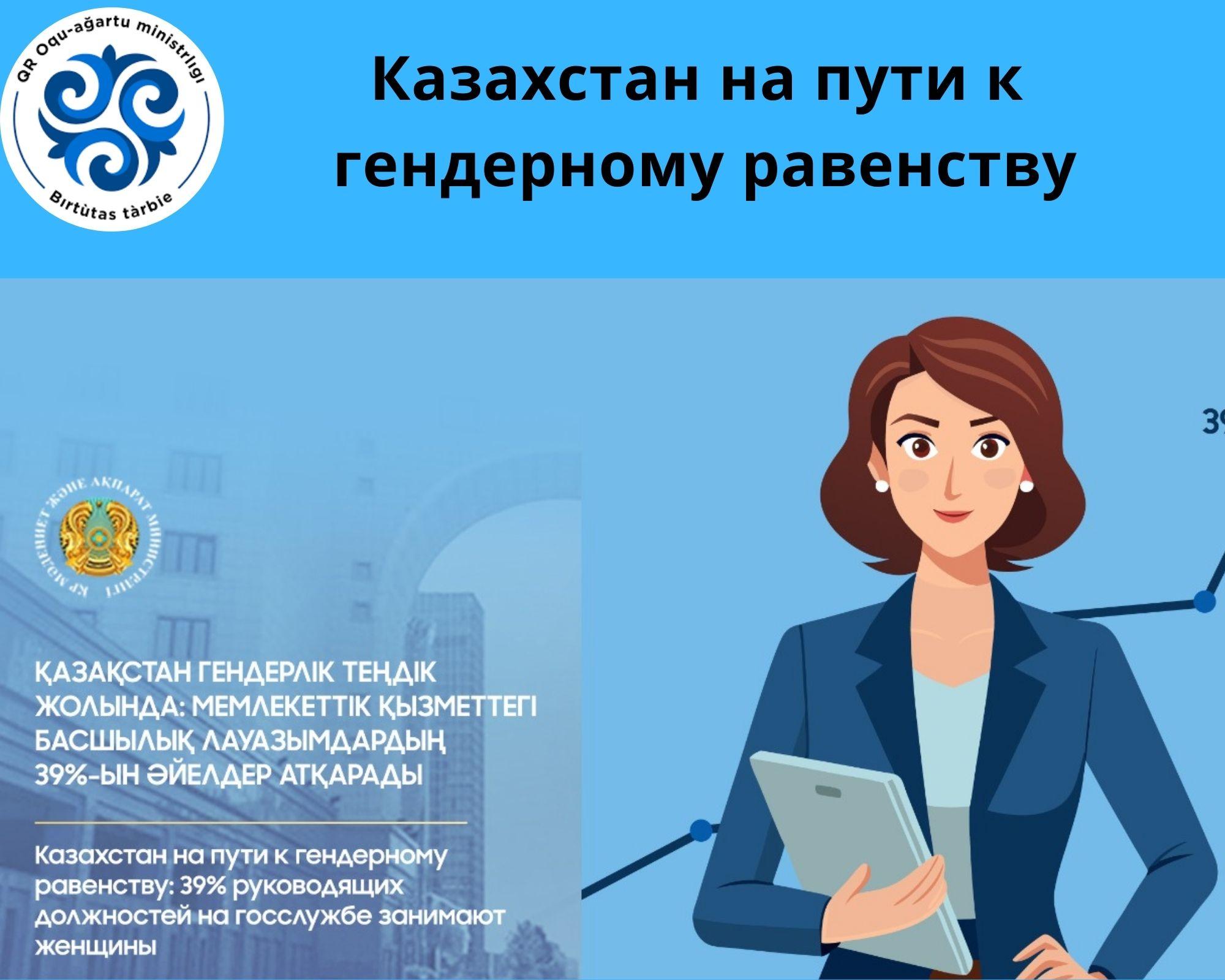 Қазақстан гендерлік теңдік жолында/ Казахстан на пути к гендерному равенству