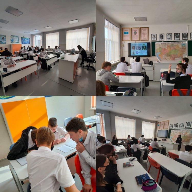 Открытой недели ШМК учителей истории, самопознания и НВПиТ "Провозглашения независимости Казахстана "